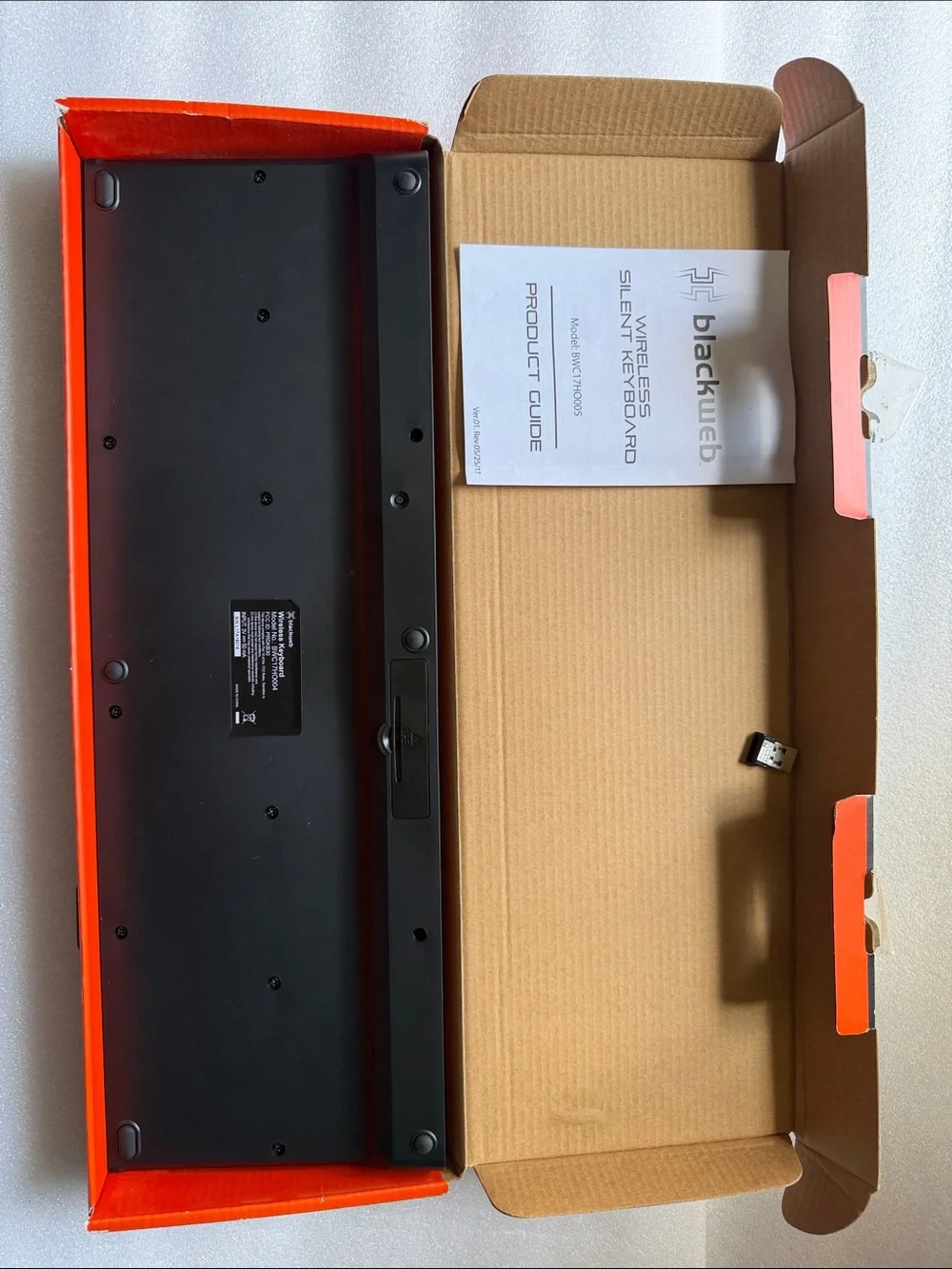 Blackweb Wireless Silent Keyboard - Black